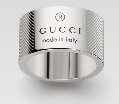 bague homme gucci argent